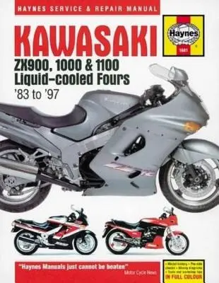 Kawasaki Zx900, 1000 a 1100 Ninjas, '83-'97 - Kawasaki Zx900, 1000 & 1100 Ninjas, '83-'97