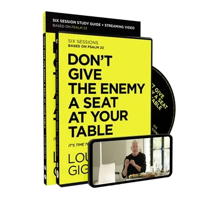 Nedávejte nepříteli místo u vašeho stolu Studijní příručka s DVD: Je čas vyhrát bitvu o svou mysl - Don't Give the Enemy a Seat at Your Table Study Guide with DVD: It's Time to Win the Battle of Your Mind