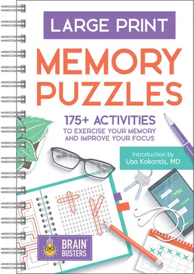 Paměťové hádanky pro velký tisk - Large Print Memory Puzzles