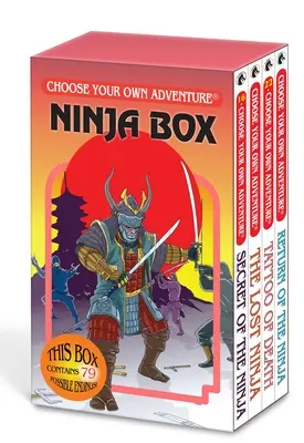 Vyberte si vlastní dobrodružství Boxed Set 4 knih Ninja Box (Tajemství nindži, Tetování smrti, Ztracený nindža, Návrat nindži) - Choose Your Own Adventure 4-Book Boxed Set Ninja Box (Secret of the Ninja, Tattoo of Death, the Lost Ninja, Return of the Ninja)