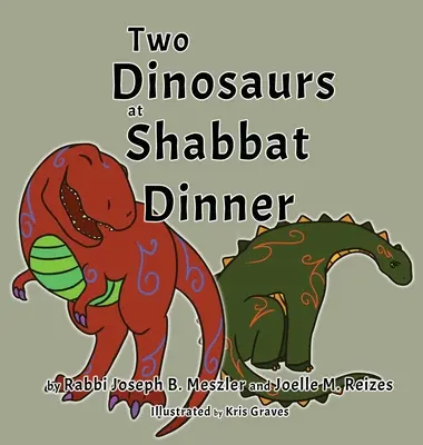 Dva dinosauři u šabatové večeře - Two Dinosaurs at Shabbat Dinner