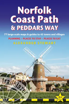 Norfolk Coast Path & Peddars Way: Průvodce po britském pobřeží: Vycházkový průvodce: 77 velkoplošných map (1:20 000) a průvodce 45 městy a vesnicemi - Plánování, Místa k návštěvě - Norfolk Coast Path & Peddars Way: British Walking Guide: 77 Large-Scale Walking Maps (1:20,000) & Guides to 45 Towns & Villages - Planning, Places to