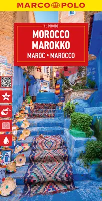 Maroko Marco Polo Mapa - Morocco Marco Polo Map