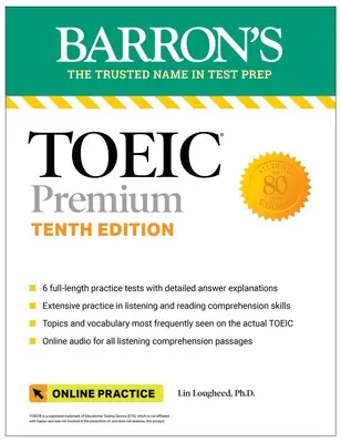 Toeic Premium: 6 cvičných testů + online audio, desáté vydání - Toeic Premium: 6 Practice Tests + Online Audio, Tenth Edition