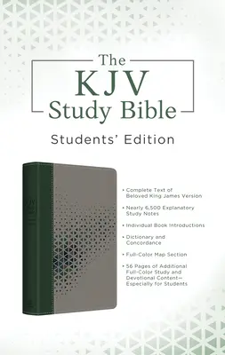 Studijní bible KJV, studentské vydání [Cypřiš a dým] - The KJV Study Bible, Students' Edition [Cypress & Smoke]