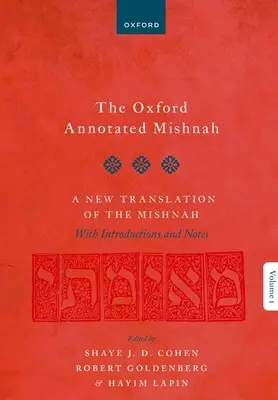 Oxfordská komentovaná mišna - The Oxford Annotated Mishnah