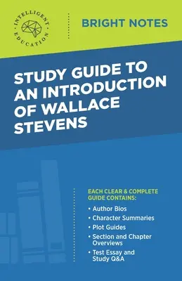 Studijní průvodce k úvodu Wallace Stevense - Study Guide to an Introduction of Wallace Stevens