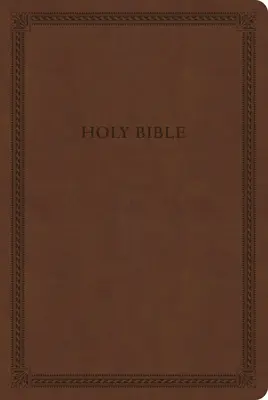 CSB Bible ve velkém formátu pro tenké linky, hnědá Leathertouch, cenově výhodné vydání - CSB Large Print Thinline Bible, Brown Leathertouch, Value Edition