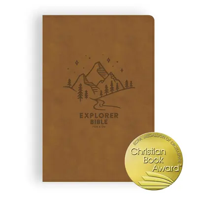 CSB Explorer Bible for Kids, Brown Mountains Leathertouch: Knížka: Boží slovo uprostřed Božího světa - CSB Explorer Bible for Kids, Brown Mountains Leathertouch: Placing God's Word in the Middle of God's World