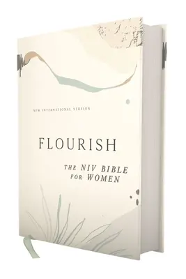 Flourish: NIV Bible pro ženy, tvrdá vazba, krémová, pohodlný potisk - Flourish: The NIV Bible for Women, Hardcover, Cream, Comfort Print