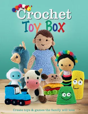 Háčkovaná krabička na hračky - Crochet Toy Box