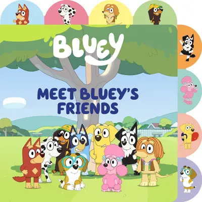 Seznamte se s Blueyho kamarády: A Tabbed Board Book - Meet Bluey's Friends: A Tabbed Board Book