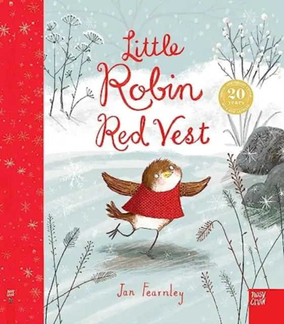 Červená vesta malého Robina - Little Robin Red Vest