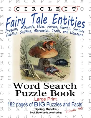 Zakroužkujte to, Pohádkové entity, Hledání slov, Puzzle Book - Circle It, Fairy Tale Entities, Word Search, Puzzle Book