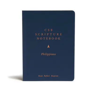 CSB Scripture Notebook, Filipským: Čtěte. Přemýšlejte. Odpovězte. - CSB Scripture Notebook, Philippians: Read. Reflect. Respond.