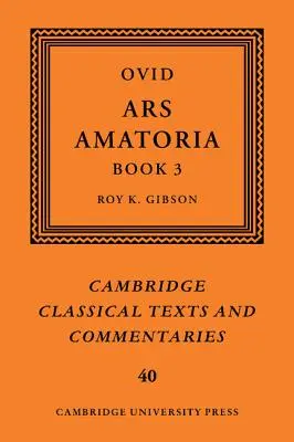 Ovidius: Ars Amatoria, kniha III - Ovid: Ars Amatoria, Book III