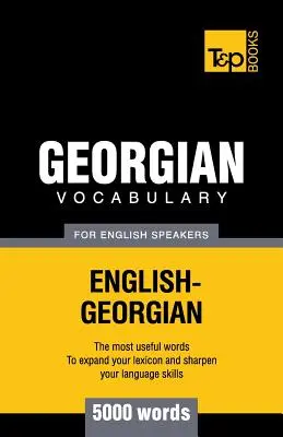 Gruzínský slovník pro anglicky mluvící - 5000 slovíček - Georgian vocabulary for English speakers - 5000 words