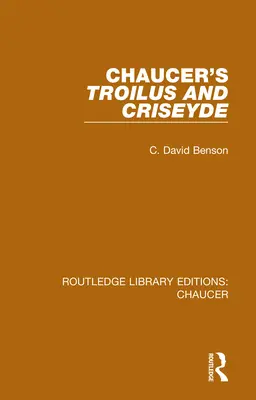 Chaucerův Troilus a Criseyda - Chaucer's Troilus and Criseyde