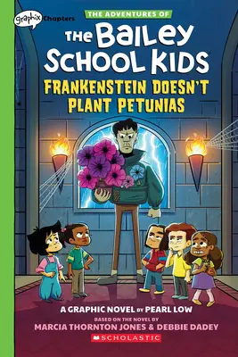 Frankenstein nesází petúnie: (Dobrodružství dětí z Baileyho školy č. 2) - Frankenstein Doesn't Plant Petunias: A Graphix Chapters Book (the Adventures of the Bailey School Kids #2)