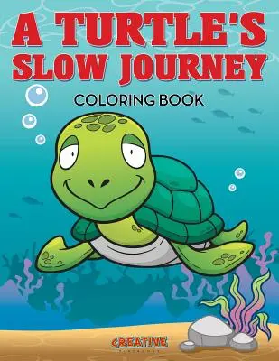 Želví pomalá cesta Omalovánky - A Turtle's Slow Journey Coloring Book