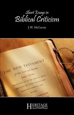 Krátké eseje z biblické kritiky - Short Essays in Biblical Criticism