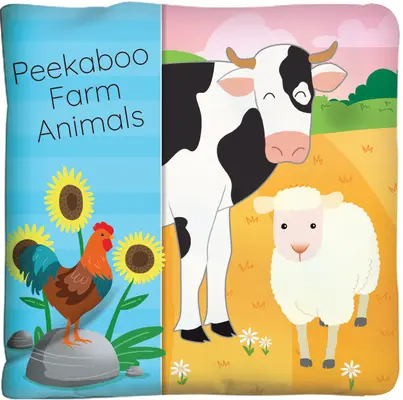 Peekaboo Farm Animals: Látková knížka se zvrásněným obalem! - Peekaboo Farm Animals: Cloth Book with a Crinkly Cover!