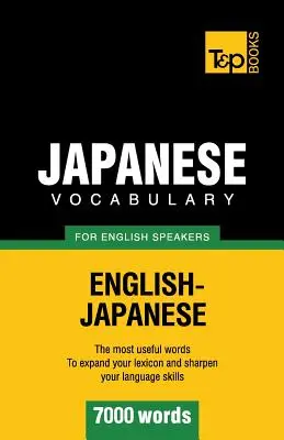 Japonská slovní zásoba pro anglicky mluvící - 7000 words - Japanese vocabulary for English speakers - 7000 words