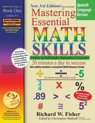 Mastering Essential Math Skills Book 1, španělská jazyková verze - Mastering Essential Math Skills Book 1, Spanish Language Version