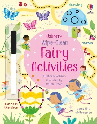 Stírací aktivity pro víly - Wipe-Clean Fairy Activities