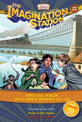 Imagination Station Books 3-Pack: Svoboda u vodopádů / Hrůza v tunelu / Záchrana na řece - Imagination Station Books 3-Pack: Freedom at the Falls / Terror in the Tunnel / Rescue on the River