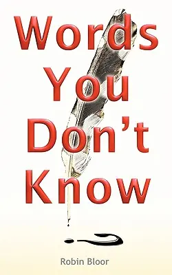 Slova, která neznáte - Words You Don't Know