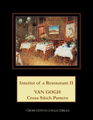 Interiér restaurace II: Van Gogh křížkový steh vzor - Interior of a Restaurant II: Van Gogh Cross Stitch Pattern