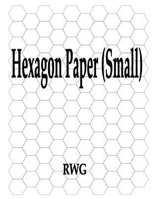 Šestiúhelníkový papír (malý): 100 stran 8,5 X 11 - Hexagon Paper (Small): 100 Pages 8.5 X 11