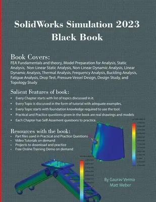 SolidWorks Simulation 2023 Černá kniha - SolidWorks Simulation 2023 Black Book