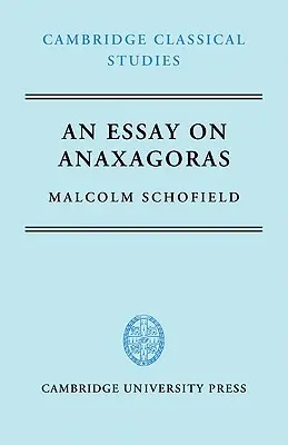 Esej o Anaxagorovi - An Essay on Anaxagoras