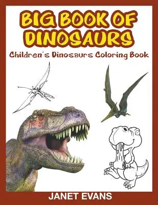 Kniha o dinosaurech: Dětské omalovánky: Kniha pro děti - Book of Dinosaurs: Children's Coloring Book