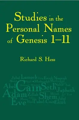 Studie k osobním jménům v Genesis 1-11 - Studies in the Personal Names of Genesis 1-11