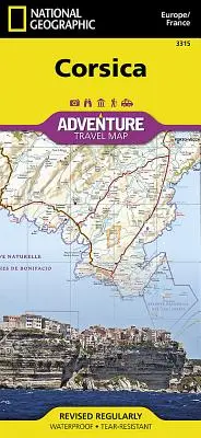 Korsika Mapa [Francie] - Corsica Map [France]
