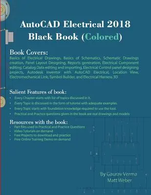 AutoCAD Electrical 2018 Black Book (Barevná) - AutoCAD Electrical 2018 Black Book (Colored)