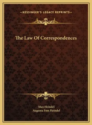 Zákon korespondence - The Law Of Correspondences