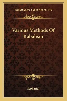 Různé metody kabalismu - Various Methods Of Kabalism