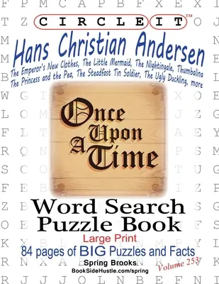 Zakroužkujte to, Hans Christian Andersen, Hledání slov, Puzzle Book - Circle It, Hans Christian Andersen, Word Search, Puzzle Book