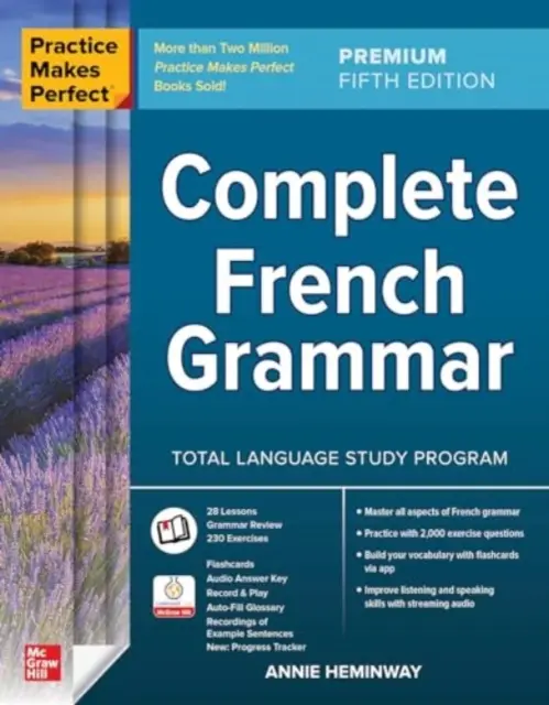 Practice Makes Perfect: Kompletní francouzská gramatika, Premium páté vydání - Practice Makes Perfect: Complete French Grammar, Premium Fifth Edition