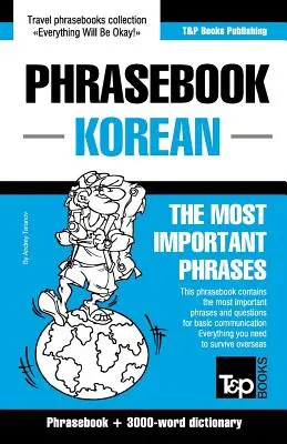 Anglicko-korejská frázová příručka a tematický slovník o 3000 slovech - English-Korean phrasebook and 3000-word topical vocabulary