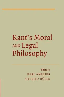 Kantova morální a právní filosofie - Kant's Moral and Legal Philosophy