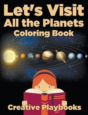 Navštivme všechny planety Omalovánky - Let's Visit All the Planets Coloring Book