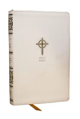 Nrsvce Sacraments of Initiation Catholic Bible, White Leathersoft, Comfort Print (Katolická Bible o svátostech) - Nrsvce Sacraments of Initiation Catholic Bible, White Leathersoft, Comfort Print