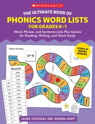 The Ultimate Book of Phonics Word Lists: The Ultimate Book of Phonics Word Lists: K-1. třída: Hry a seznamy slov pro čtení, psaní a učení se slovům - The Ultimate Book of Phonics Word Lists: Grades K-1: Games & Word Lists for Reading, Writing, and Word Study