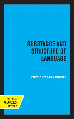 Podstata a struktura jazyka - Substance and Structure of Language