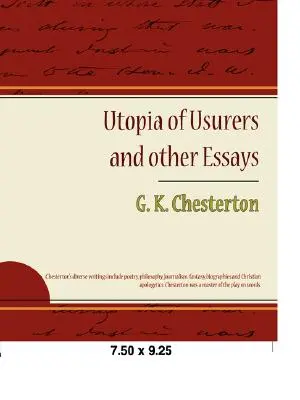 Utopie uživatelů a jiné eseje - Utopia of Usurers and Other Essays